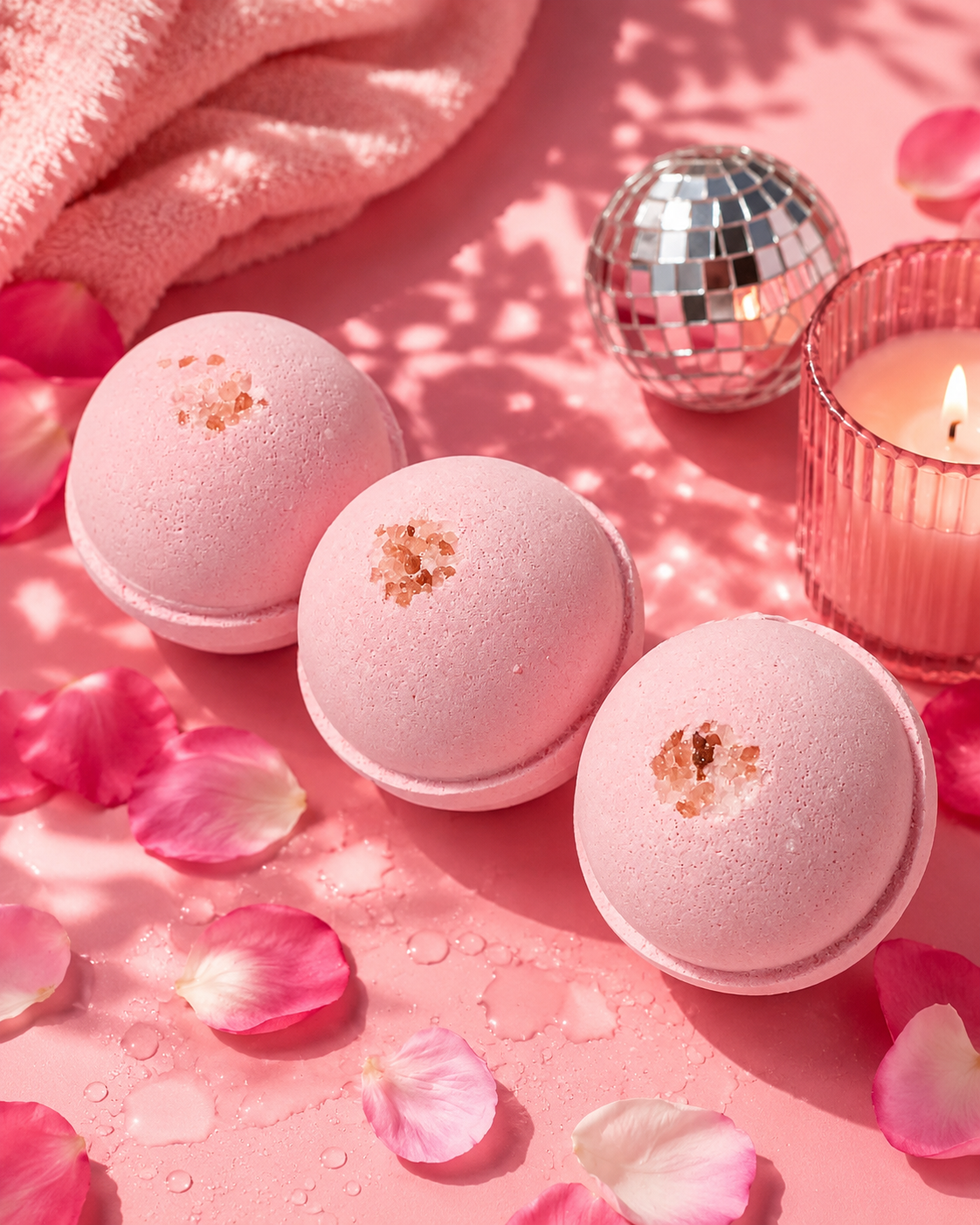 Cherry Blossom & Himalayan Salt Bath Bomb – 8oz