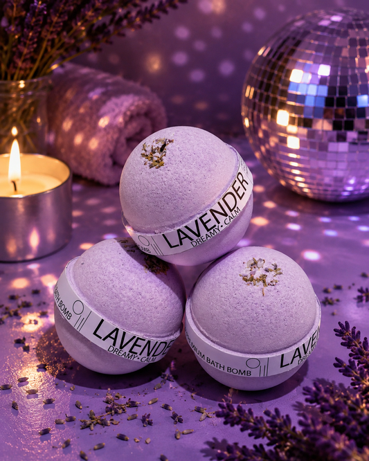 Calm Lavender Bath Bomb – 8oz